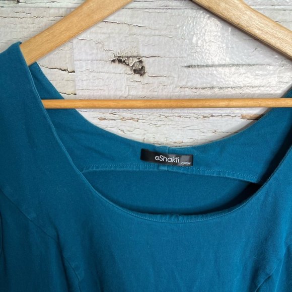 Eshakti blue dress size 16 - Picture 4 of 7